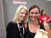 With Sarah Crossan